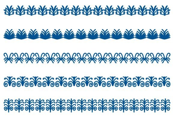 Decorative Ornament Border Design Set
