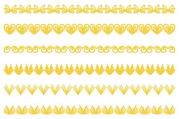Decorative Ornament Border Design Set