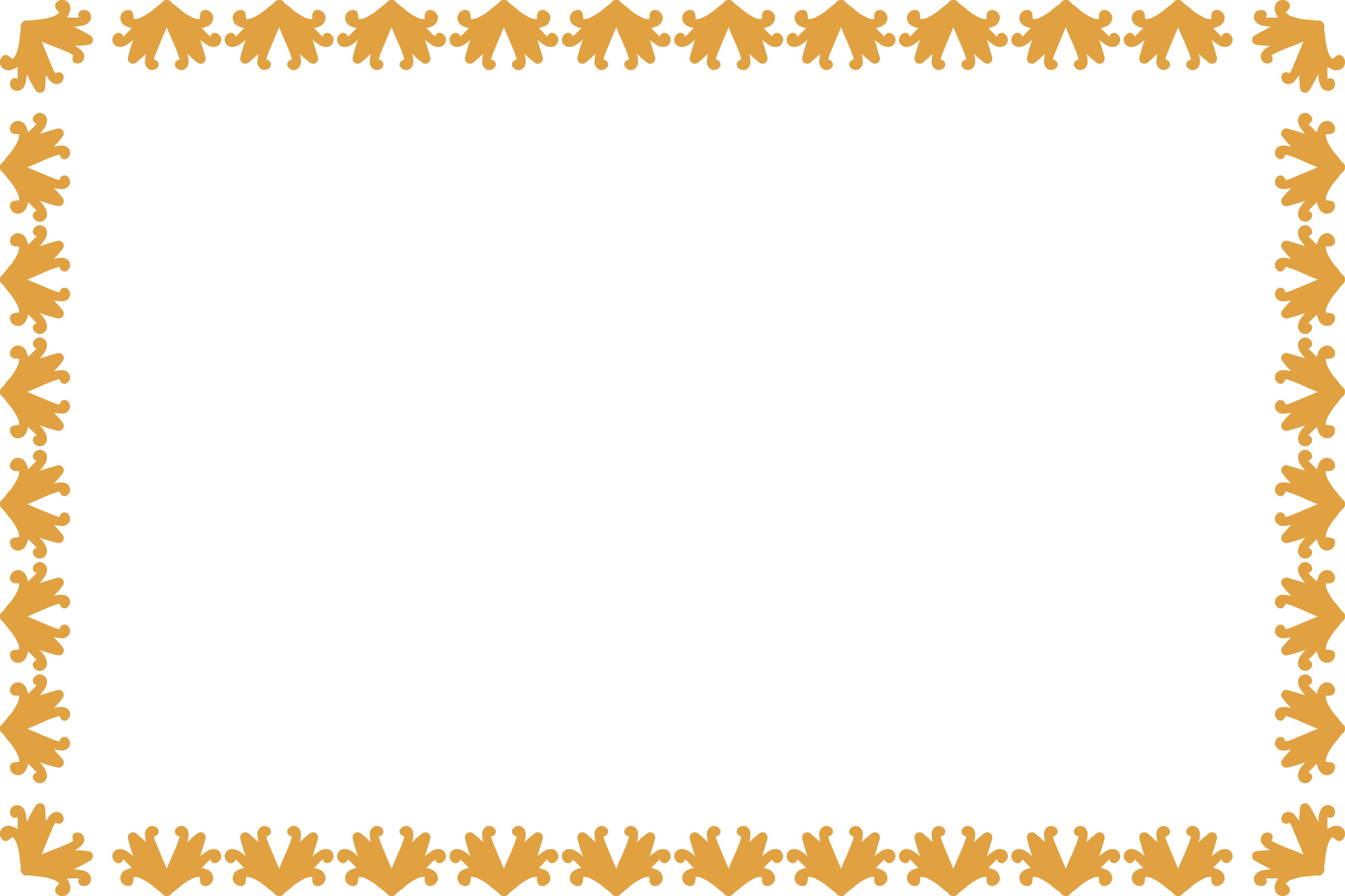 Decorative Ornament Border Frame Design