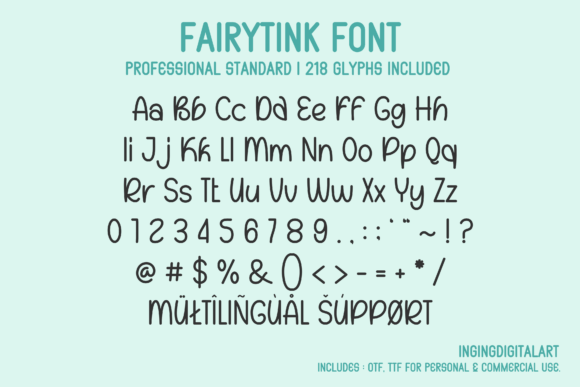 Fairytink Font - Preview 4