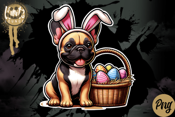 french bulldog easter bunny SVG Cricut shirt breed specific basket filler