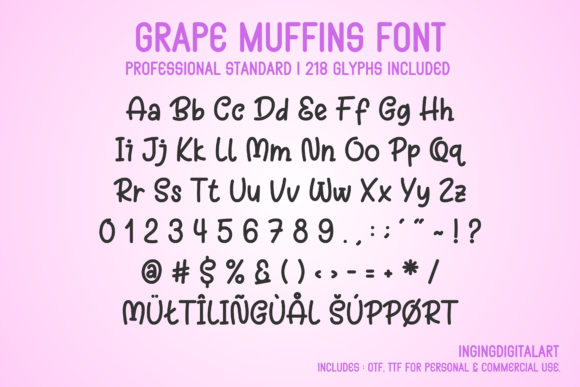 Grape Muffins Font - Preview 4