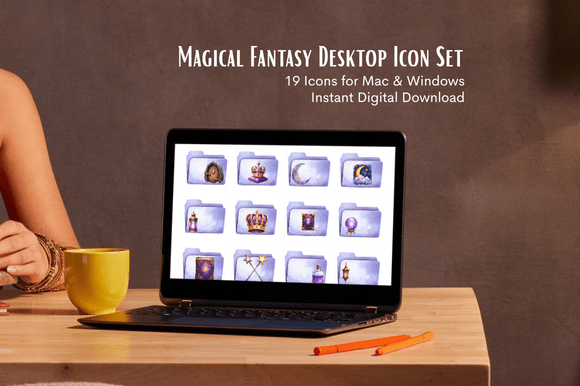 Magical Fantasy Desktop Icon Set