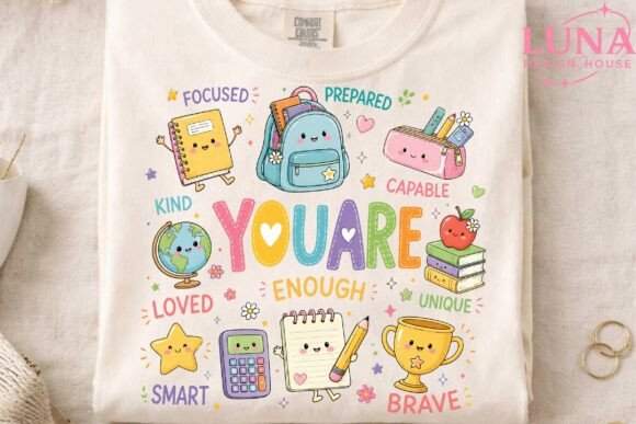 You Are Enough School Supplies PNG
