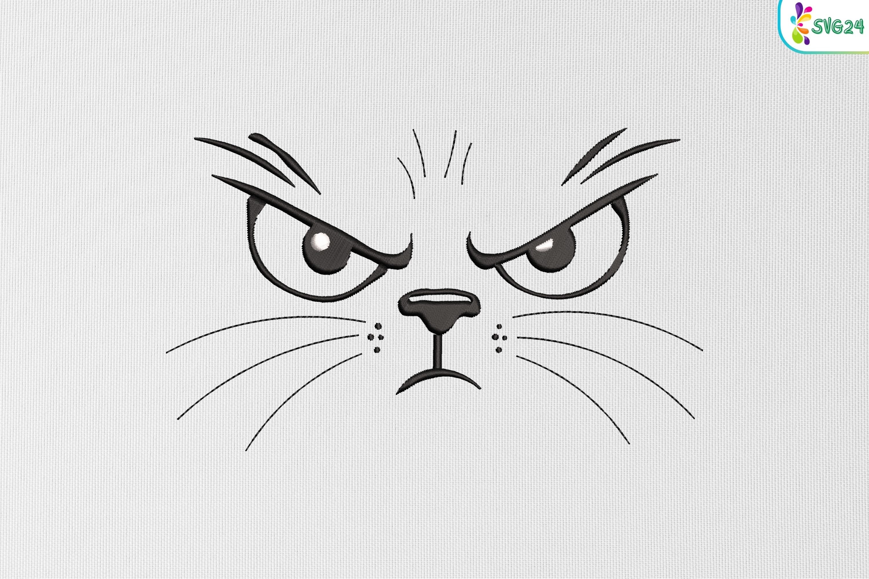 Angry Cat Face