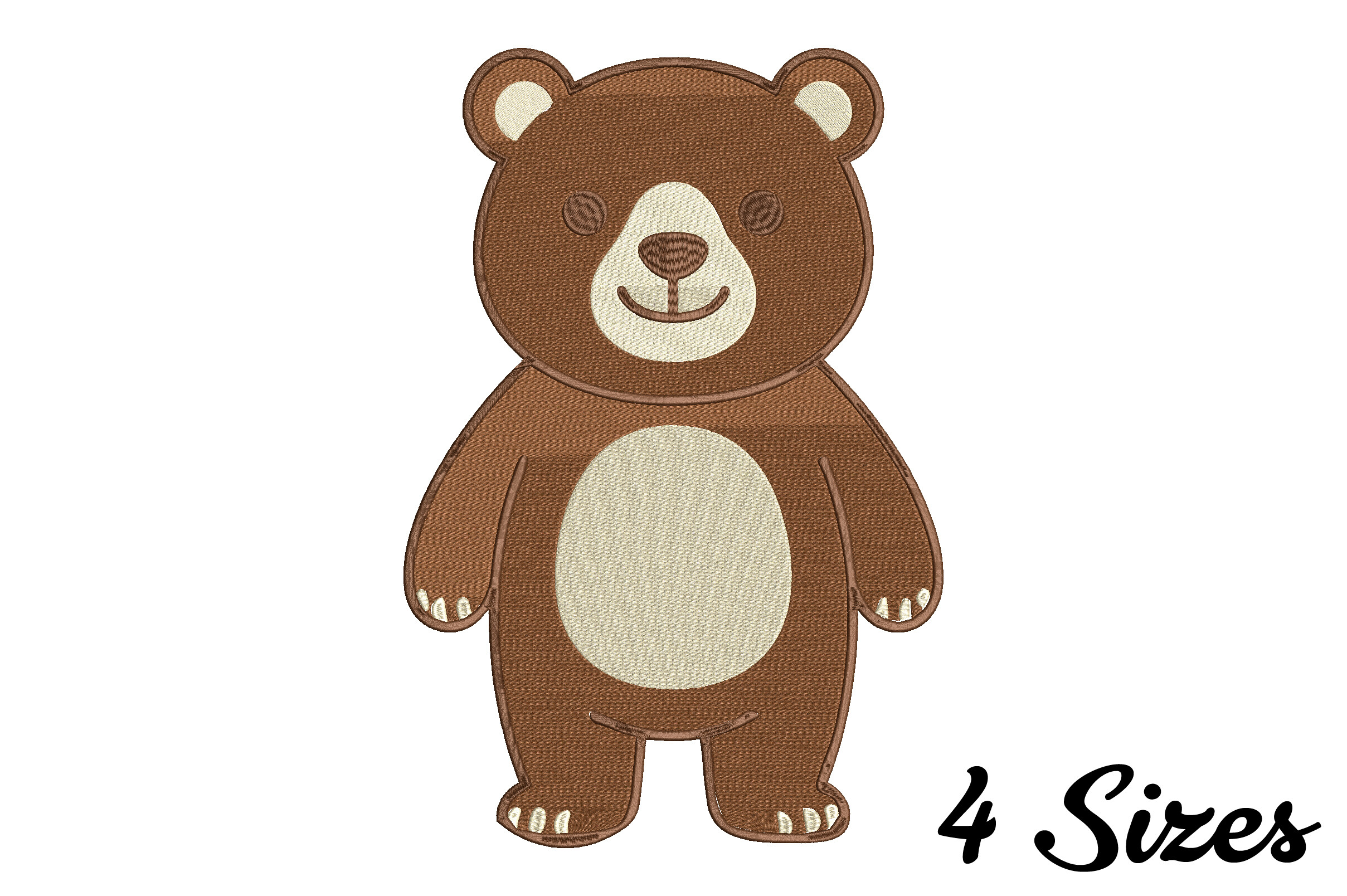 Bear Embroidery Design