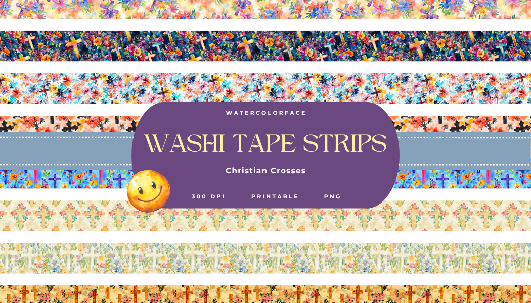 Christian Crosses Washi Tape