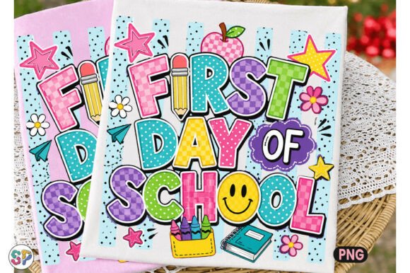 First Day of School Striped Trendy Shirt