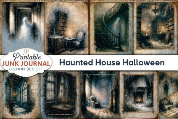 Haunted House Halloween Junk Journal