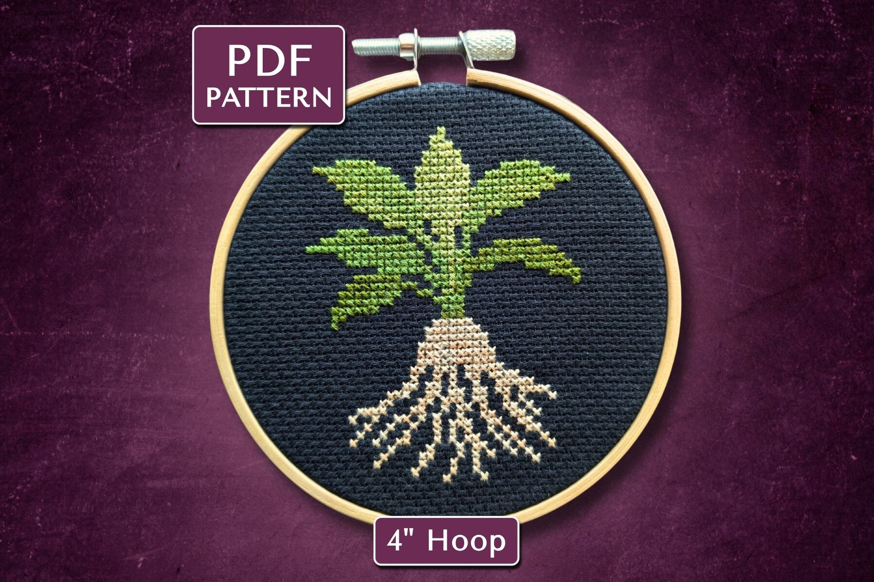 Mandrake Digital Cross Stitch Pattern