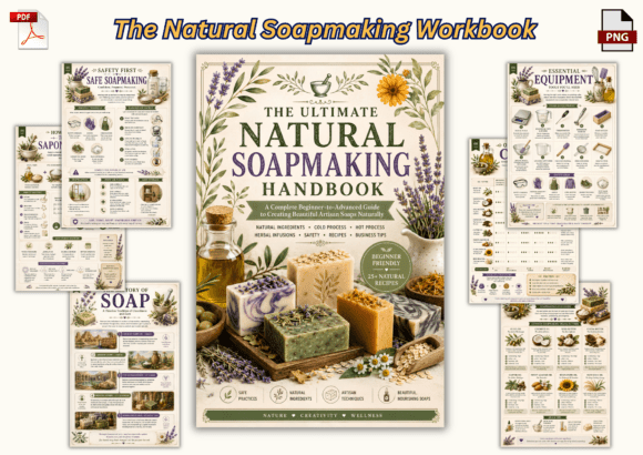 Natural Soapmaking Handbook + Workbook