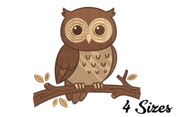 Owl Embroidery Design
