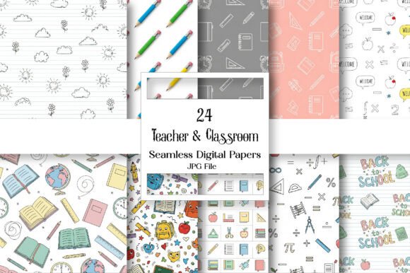Teacher & Classroom Digital Papers