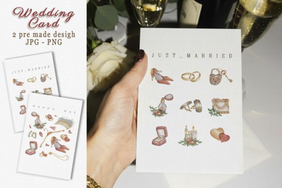 Wedding Watercolor Posters Cards