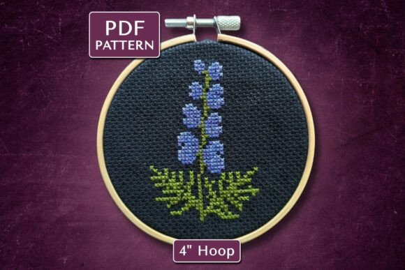 Wolfsbane Digital Cross Stitch Pattern