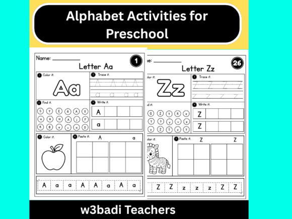 Alphabet Activities for Preschool Ages 3