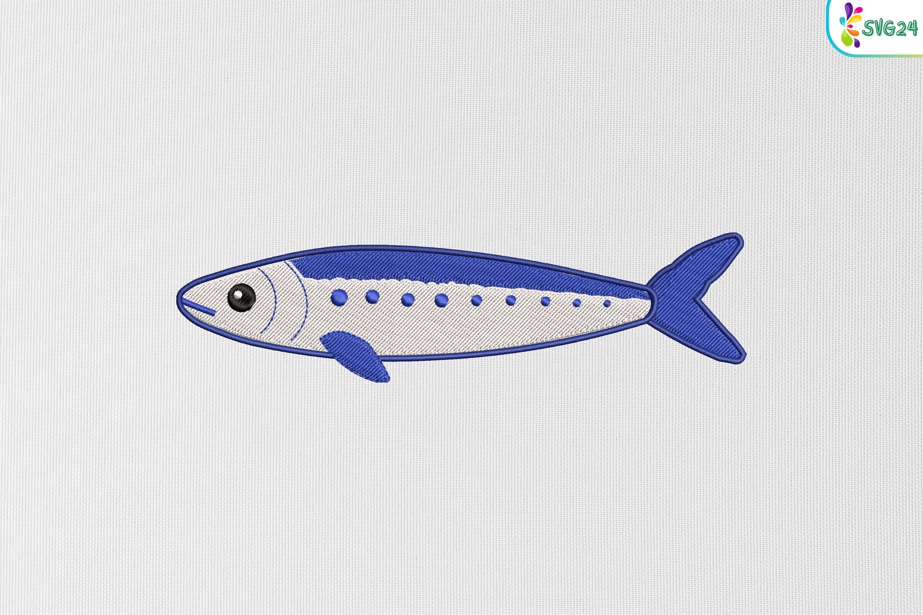 Blue Sardine Ocean Fish Coastal