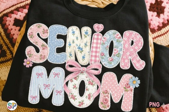 Coquette Senior Mom Sublimation Shirt