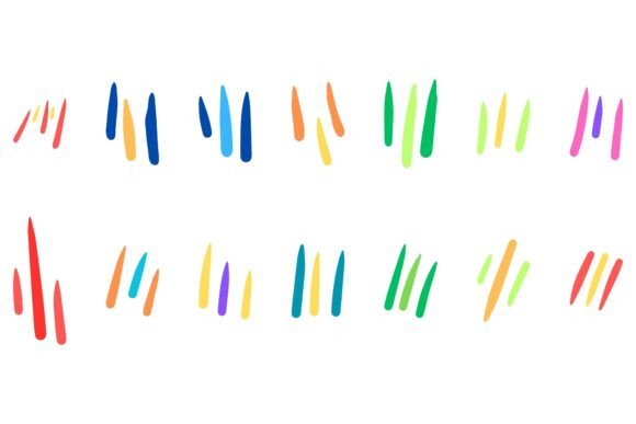 Decorative Abstract Line Design Set