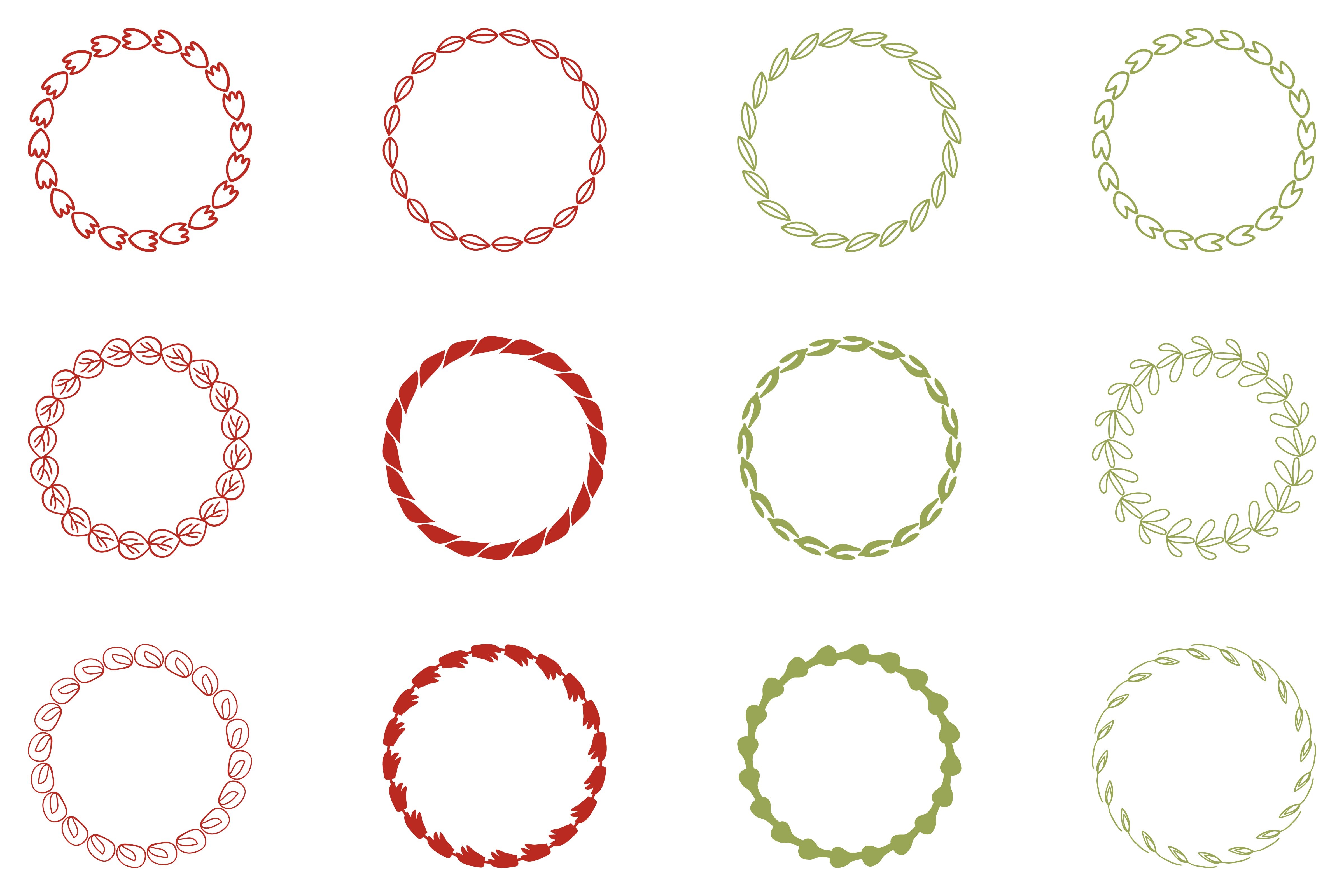 Decorative Botanical Frame Set Design