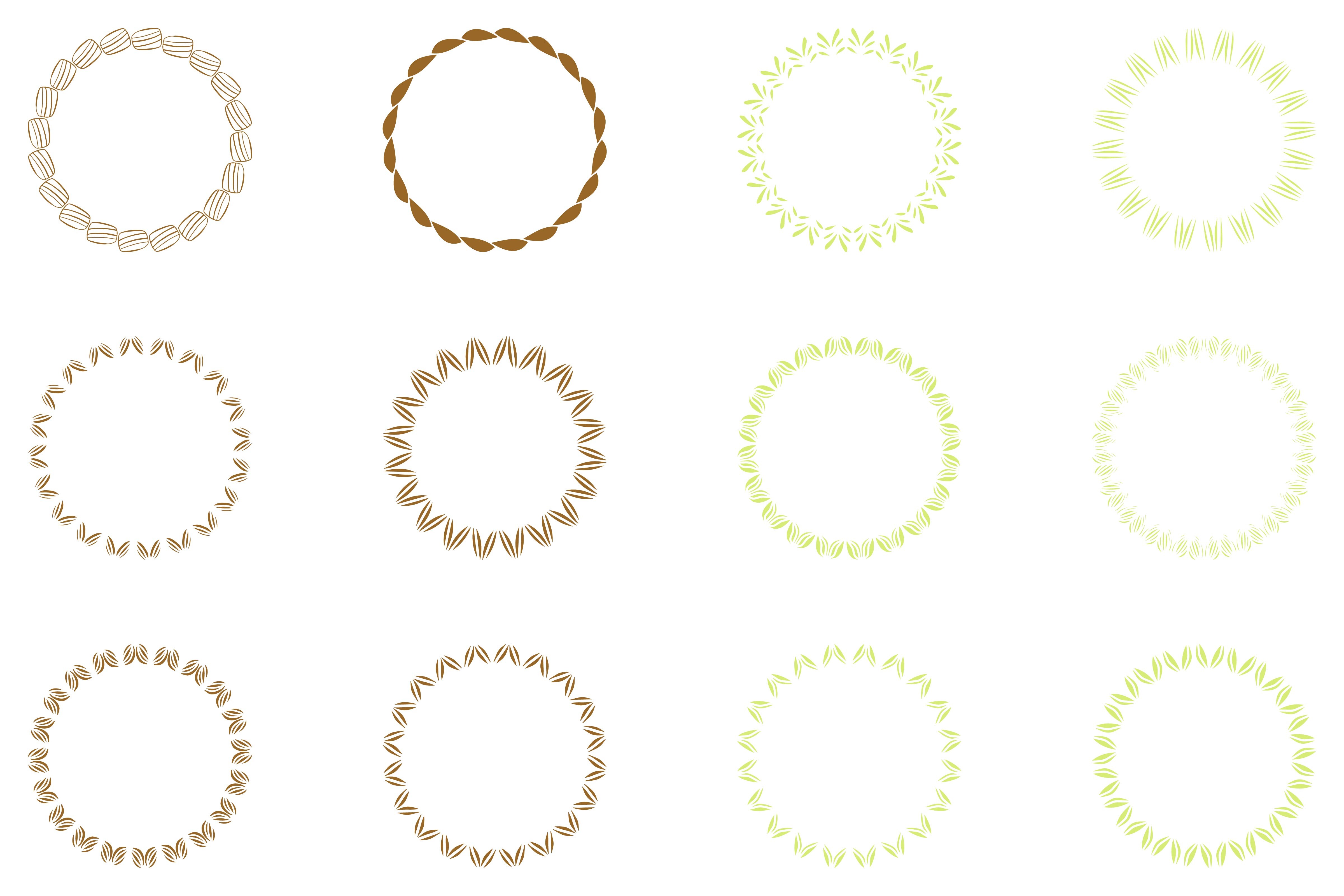 Decorative Botanical Frame Set Design