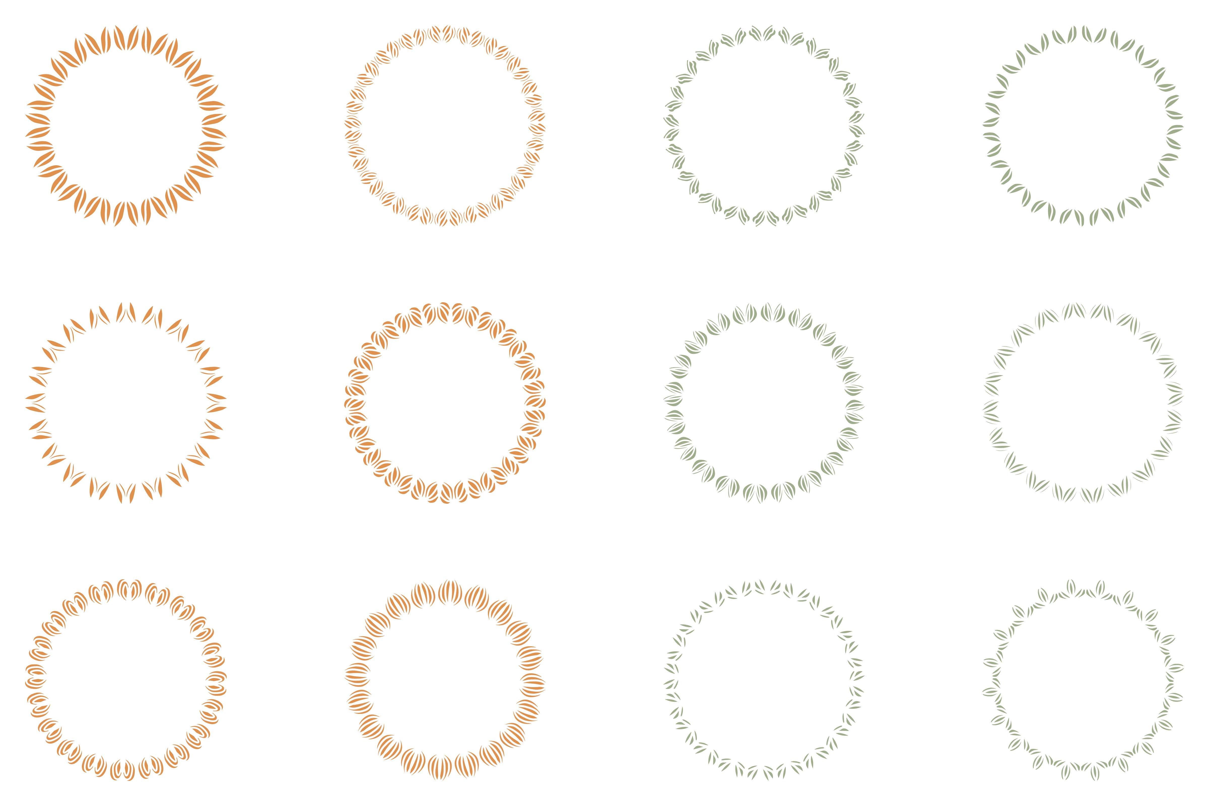 Decorative Botanical Frame Set Design