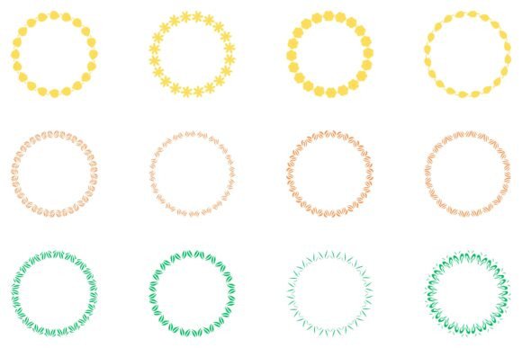 Decorative Botanical Frame Set Design