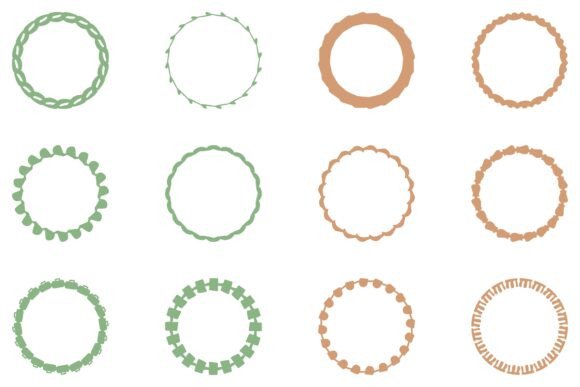 Decorative Ornament Frame Set Design