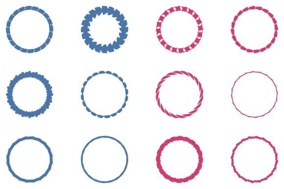 Decorative Ornament Frame Set Design