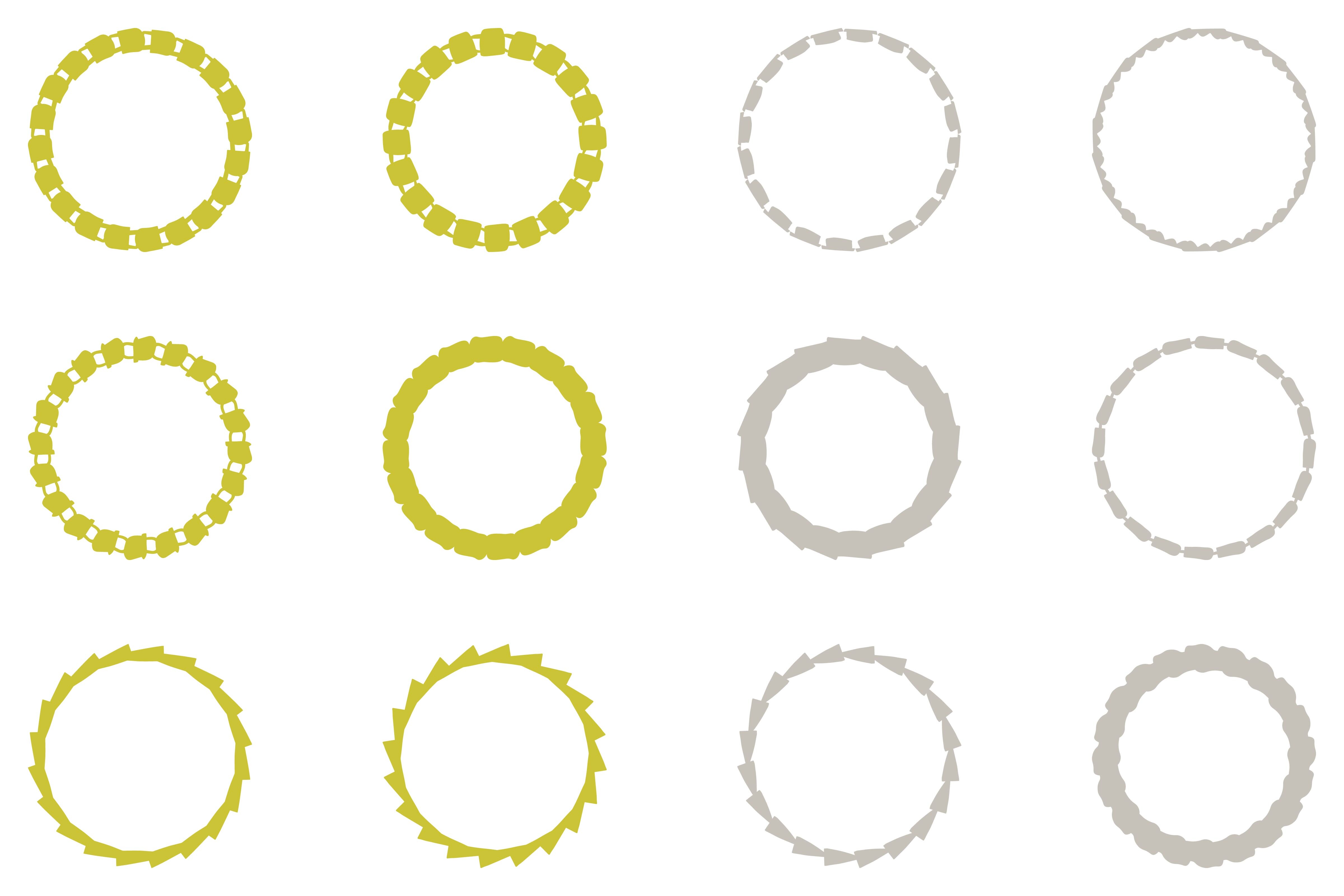Decorative Ornament Frame Set Design