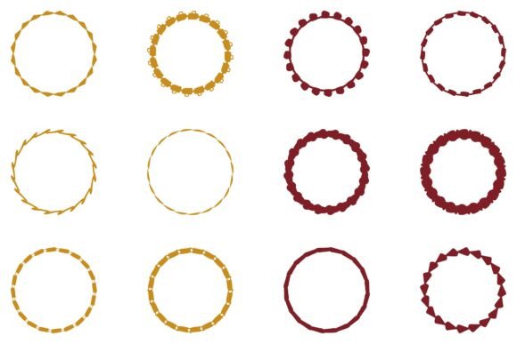 Decorative Ornament Frame Set Design