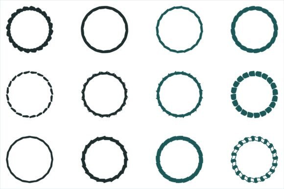 Decorative Ornament Frame Set Design