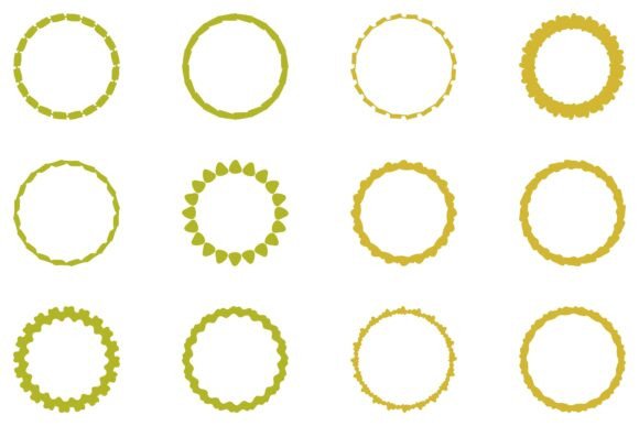 Decorative Ornament Frame Set Design