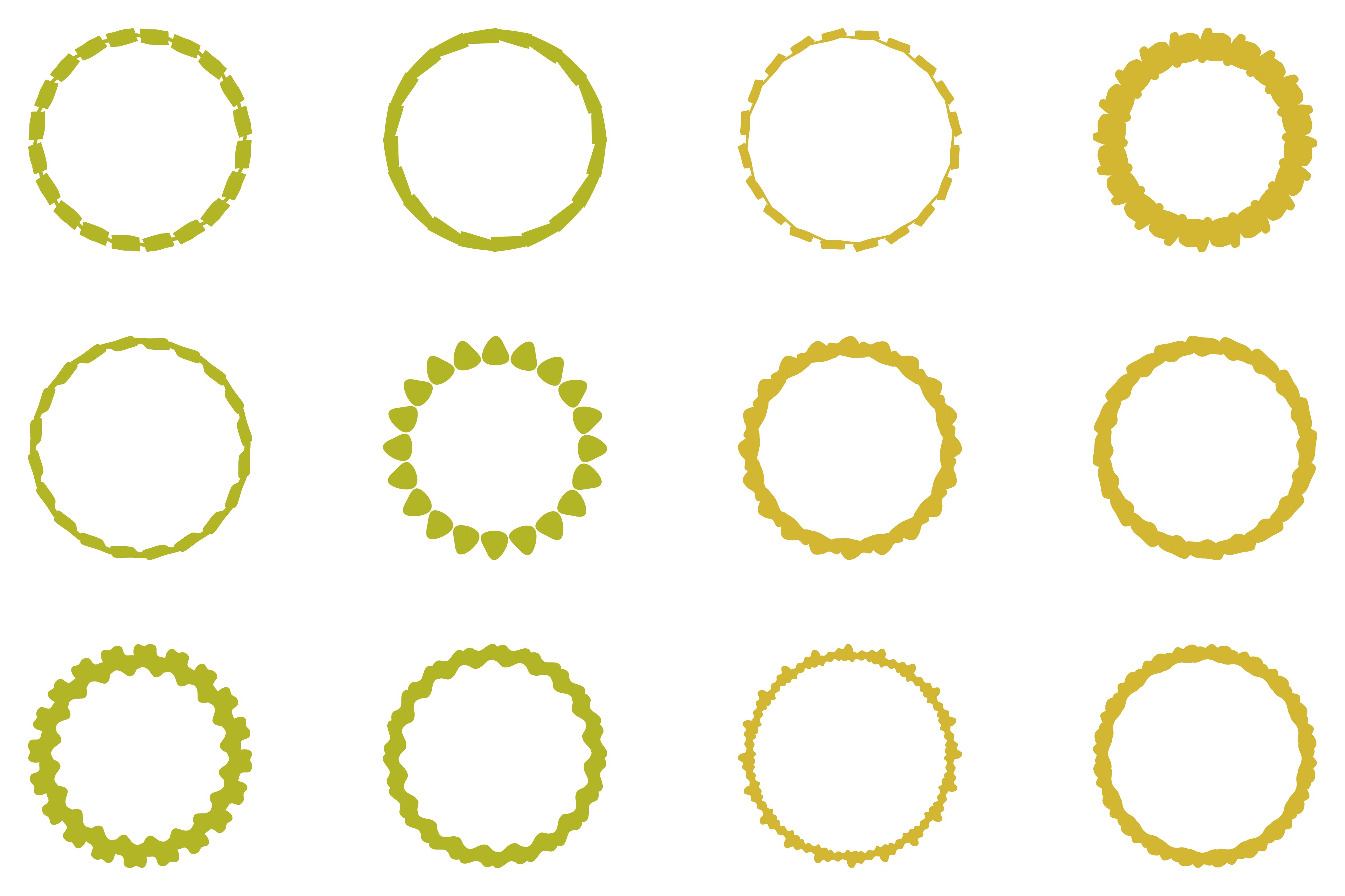 Decorative Ornament Frame Set Design