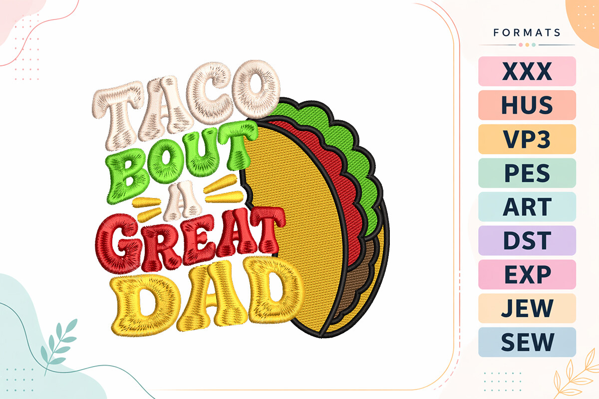 Father's Day Funny Taco Quote