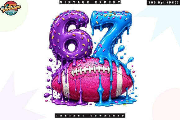 Football 67 Birthday Celebration PNG