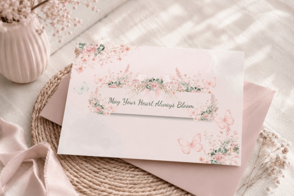 Pastel Floral Butterfly Card Bundle