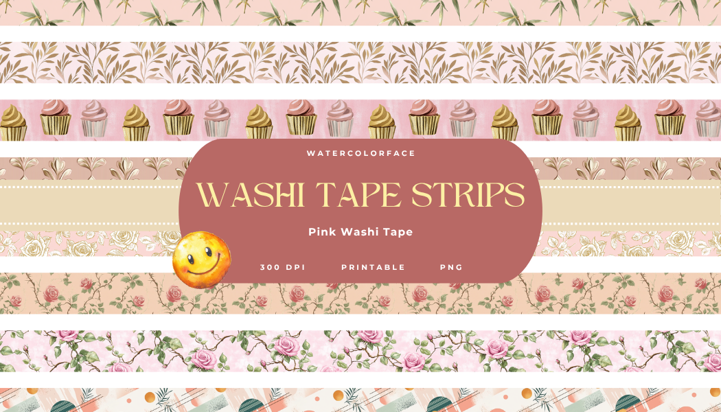 Pink Washi Tape 2