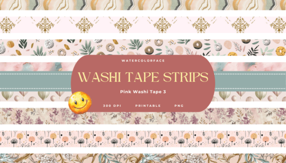 Pink Washi Tape 3