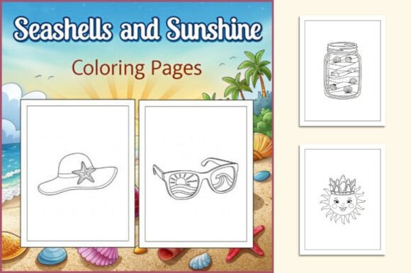 Seashells & Sunshine Coloring Adventure