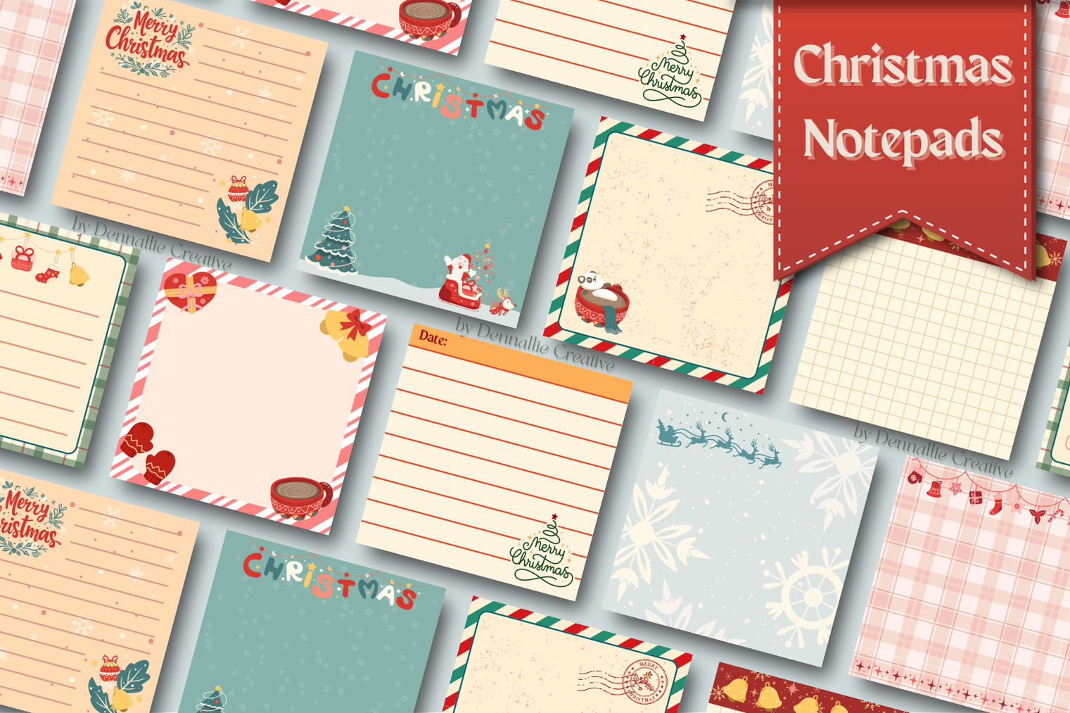 Christmas Themed Notepad