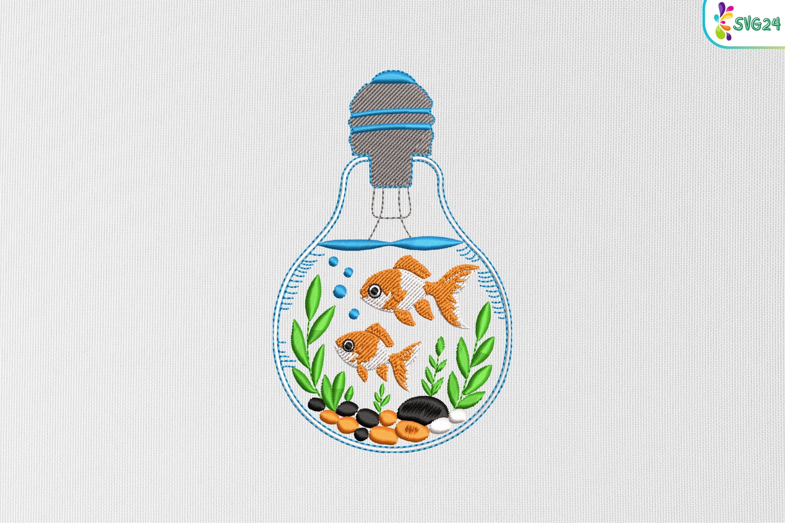 Goldfish Aquarium Bottle Water Garden