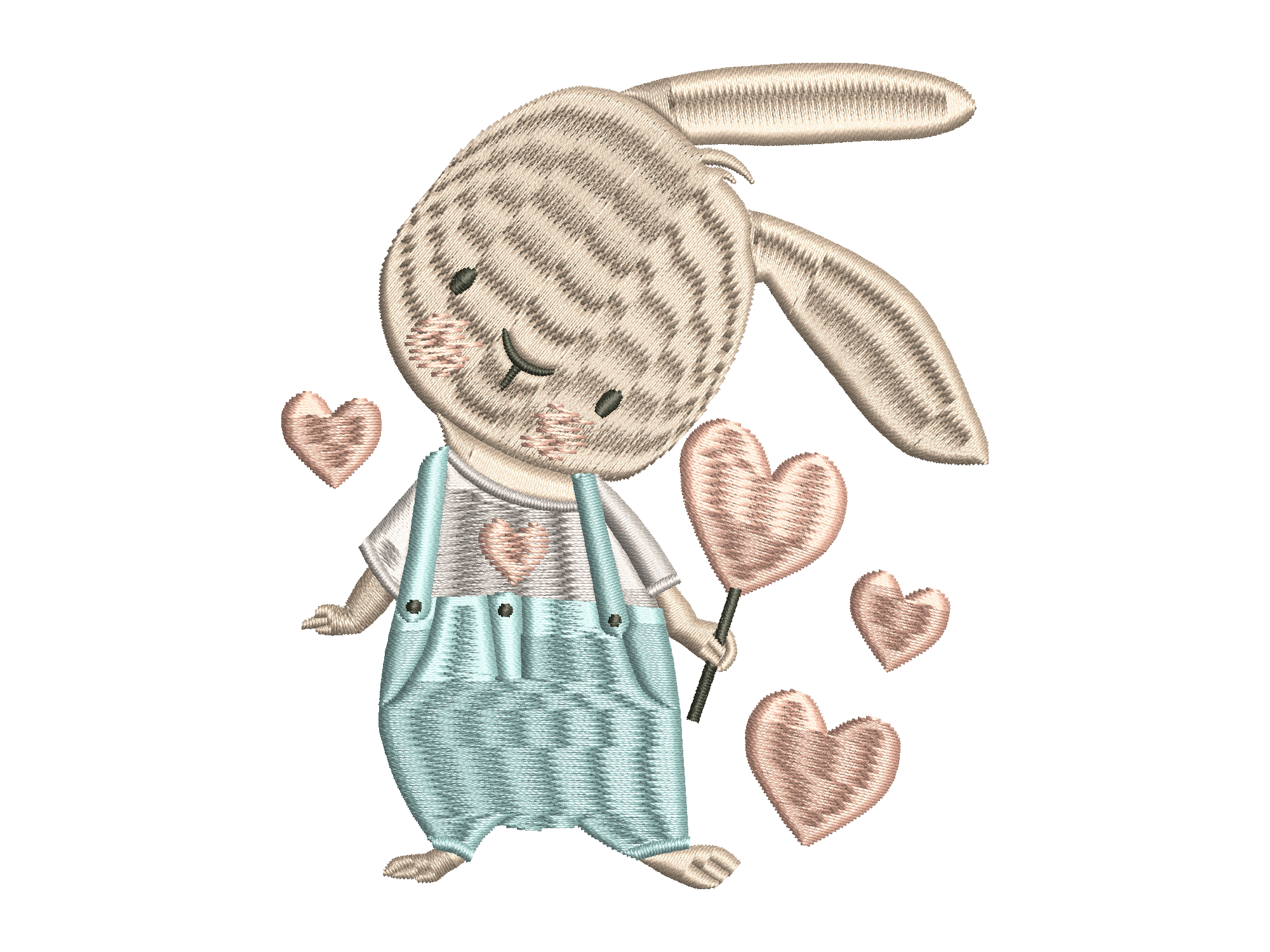 Heart Balloon Bunny