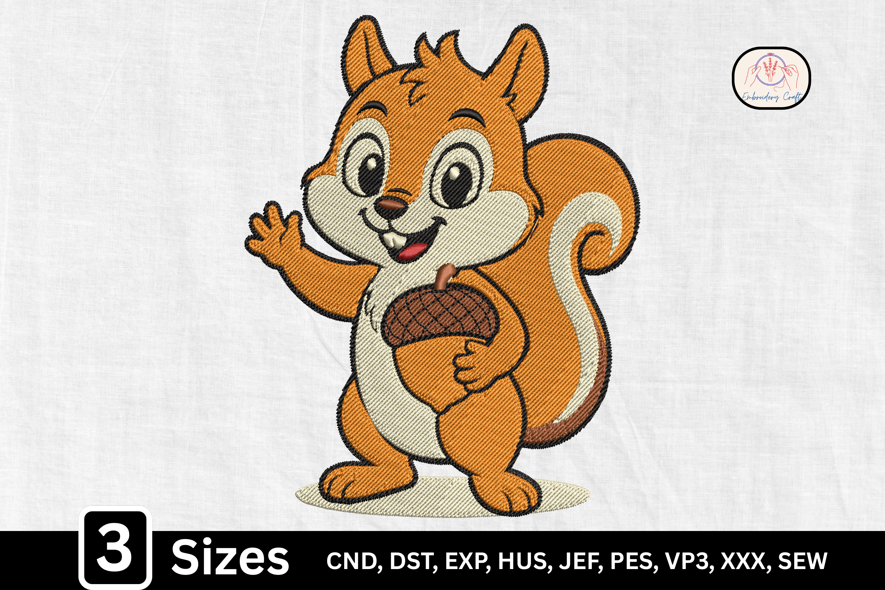 Kawaii Woodland Animal Squirrel