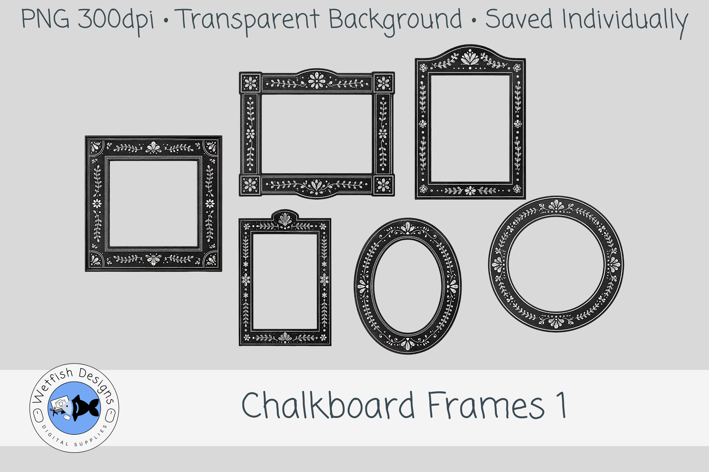 PNG Chalkboard Frames 1