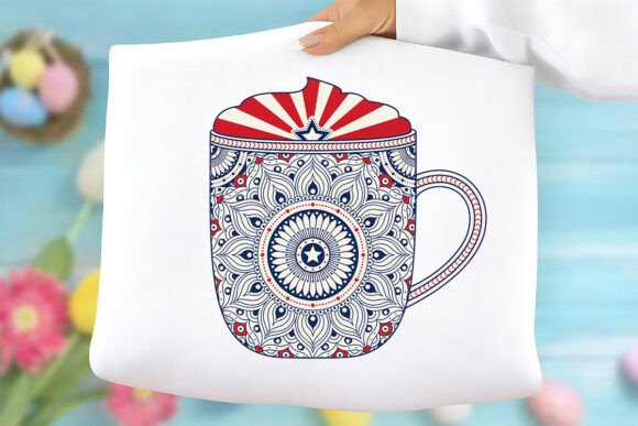 Patriotic Coffee Mug Free Png Graphics