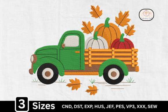 Pumpkin Harvest Pickup Truck