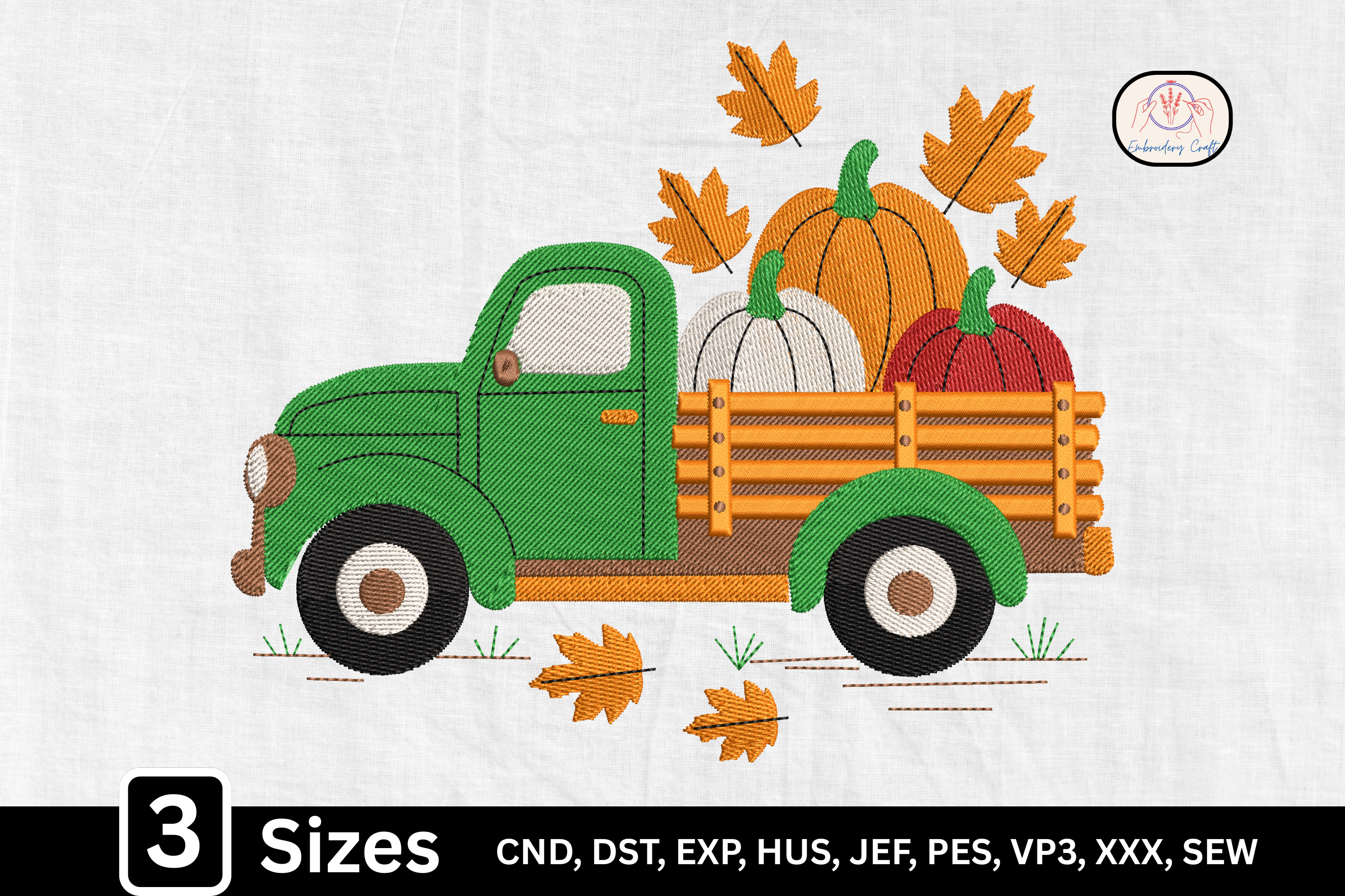 Pumpkin Harvest Pickup Truck