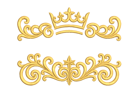 Royal Crown Scroll Frame