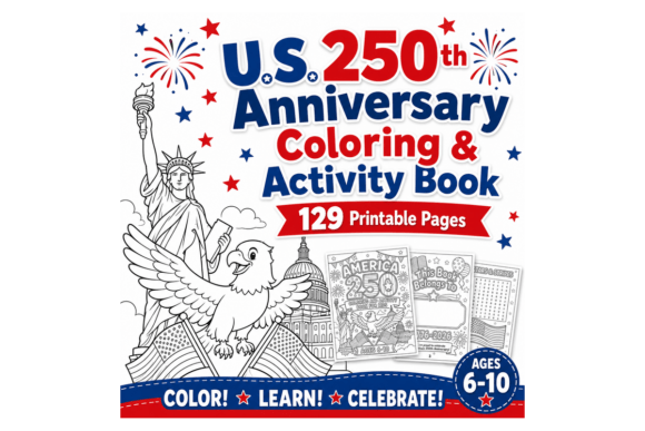 U.S. 250th Activity Book for Kids